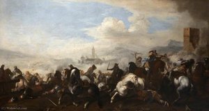 Battle Scene — Jacques Courtois