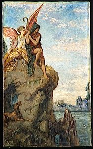 Hésiode Et La Muse — Gustave Moreau