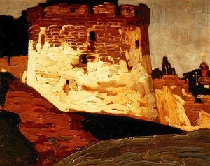 Pechora. Monastery Walls And Towers. — Nicholas Roerich