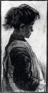 Girl With Pinafore, Half-figure — Vincent Willem Van Gogh