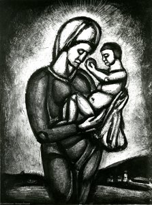 In These Times Blacks Boasting And Unbelief, Our Lady Of The End Lands Vigilante — Georges Rouault