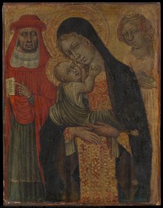 Madonna And Child With Saints Jerome And Agnes — Giovanni Di Paolo, Early Renaissance