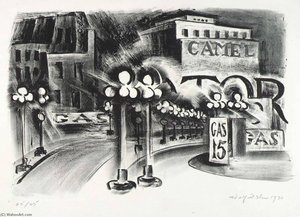 Filling Station — Adolf Dehn
