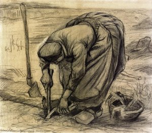Planting Beets — Vincent Willem Van Gogh, Realism