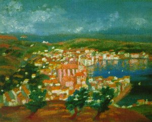 Landscape Near Cadaquns, 1920-21 — Salvador Dalí