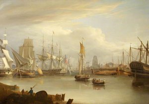 Bristol Harbour With St Mary Redcliffe — Joseph Walter