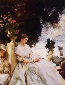 In The Garden, Corfu — John Singer Sargent, Impressionism