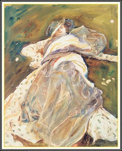 Woman Reclining — John Singer Sargent