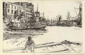 Eagle Wharf — James Abbott Mcneill Whistler, Tonalism & Aestheticism
