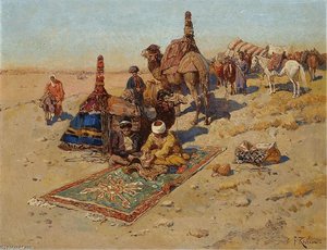 Caucasian Scene — François Flameng