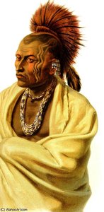 Wakesasse, Musquake Indian — Karl Bodmer