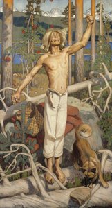 Kullervo Cursing — Akseli Gallen-kallela