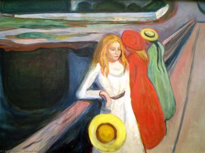 Girl On A Bridge — Edvard Munch