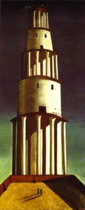 Untitled (680) — Giorgio De Chirico, Surrealist Landscape