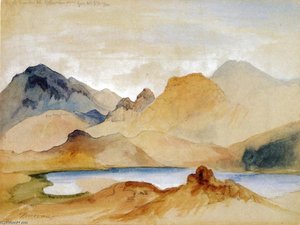 Cinnabar Mountain, Yellowstone River — Thomas Moran