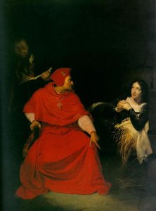 Oan Of Arc Is Interrogated By The Cardinal Of Winchester In Her Prison — Hippolyte-paul Delaroche