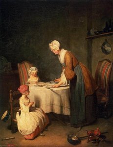 The Prayer Before Meal — Jean-baptiste-siméon Chardin