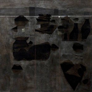 Rocks At Sallow Point — Colin Middleton, Surrealist Landscape