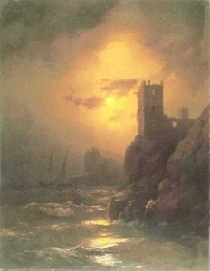 Tower. Shipwreck — Ivan Konstantinovich Aivazovsky