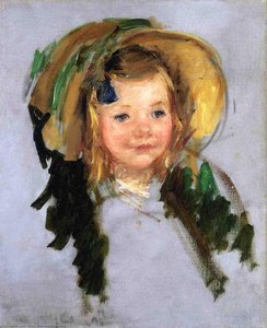 Sara In A Bonnet — Mary Stevenson Cassatt