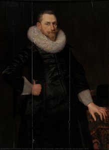 Portrait Of Dirck Corver (1587-1633), Cornelis Van Der Voort, 1622 — Cornelis Van Der Voort