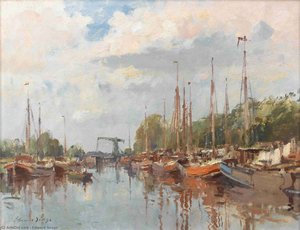 The Alkmaar Canal, Amsterdam — Edward Seago