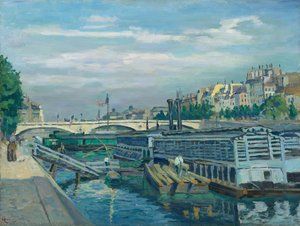 The Bridge Of Louis Philippe — Ferdinand Guillaumin