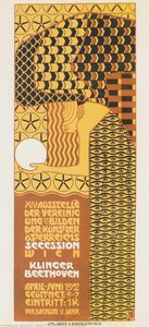 Poster For The Xiv Exhibition Of The Secession — Alfred Roller, Art Nouveau