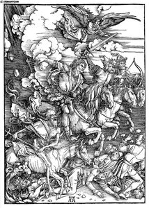 The Four Horsemen Of The Apocalypse, Death, Famine, Pestilence And War — Albrecht Dürer, Northern Renaissance