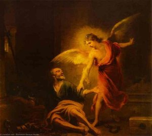 Angel Rescues St. Peter From Prison — Bartolomé Esteban Murillo