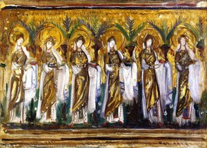 Mosaics In Sant'apollinare Nuovo — John Singer Sargent, Impressionism