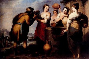 Rebeca Y Elíecer — Bartolomé Esteban Murillo