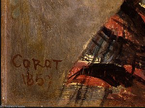 Portrait Of A Young Girl (detail - ) — Jean-baptiste-camille Corot, Realism