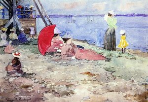 Revere Beach — Maurice Brazil Prendergast