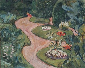 Flower-garden — Pyotr Konchalovsky