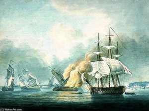Hms Northumberland Battle — Thomas Whitcombe