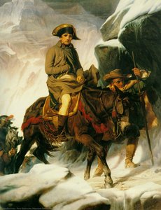 Napoleon Crossing The Alps — Hippolyte-paul Delaroche