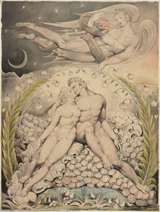 Satan Watching The Caresses Of Adam And Eve — William Blake