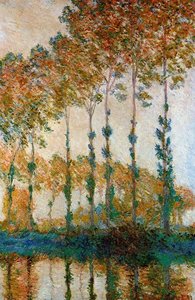 Poplars On The Banks Of The Epte, Autumn — Claude Monet