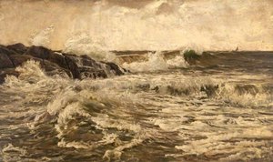 Storm At Portincross — Robert Cree Crawford