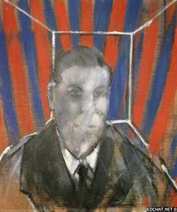 Study For A Portrait Of A Man In Blue, 1952 — Francis Bacon
