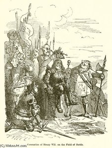 Coronation Of Henry Vii On The Field Of Battle — John Leech, Historical Illustration