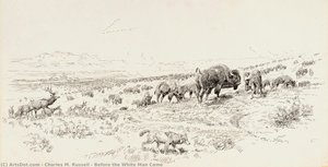 Before The White Man Came — Charles Marion Russell, Western Realism