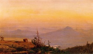 Sunset In The Catskills — Jervis Mcentee, Hudson River School
