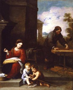 La Sagrada Familia Con San Juan Niño — Bartolomé Esteban Murillo