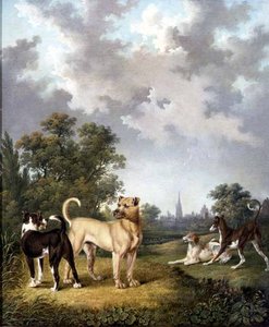Dogs In A Landscape — Charles Towne