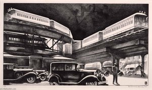 Traffic — Louis Lozowick