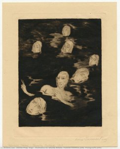 Illustration For Ghostly Ballads: Palatine Countess Jutta (psalzgraefin Jutta) — Steiner-prag, Hugo