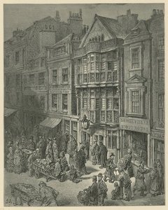 Illustration Depicting Bishopsgate Street — Paul Gustave Doré, Realism