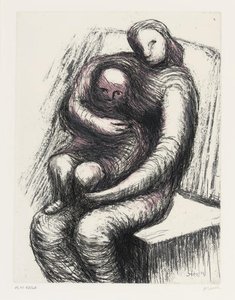 Plate Xi, From Mother And Child — Henry Moore